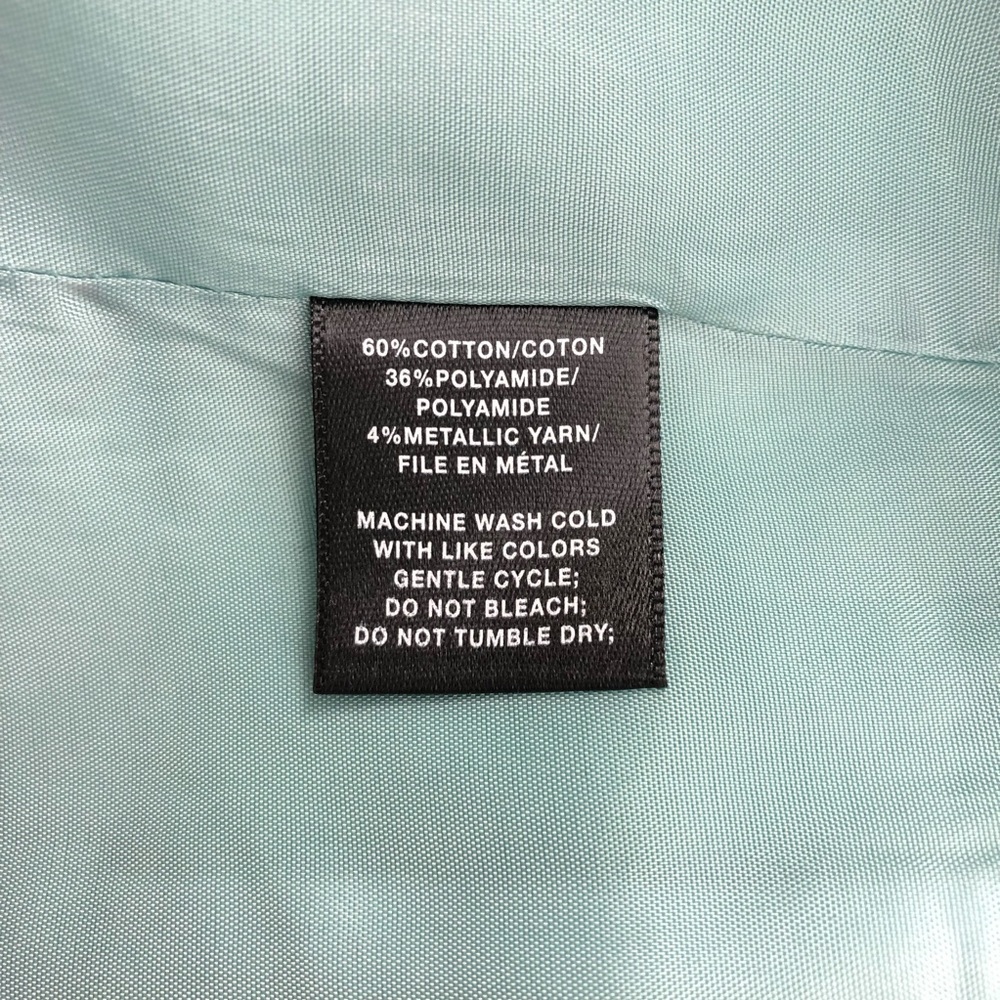 Lafayette 148 New York Blue/Green 3/4 Sleeve Blazer - Picture 10 of 11